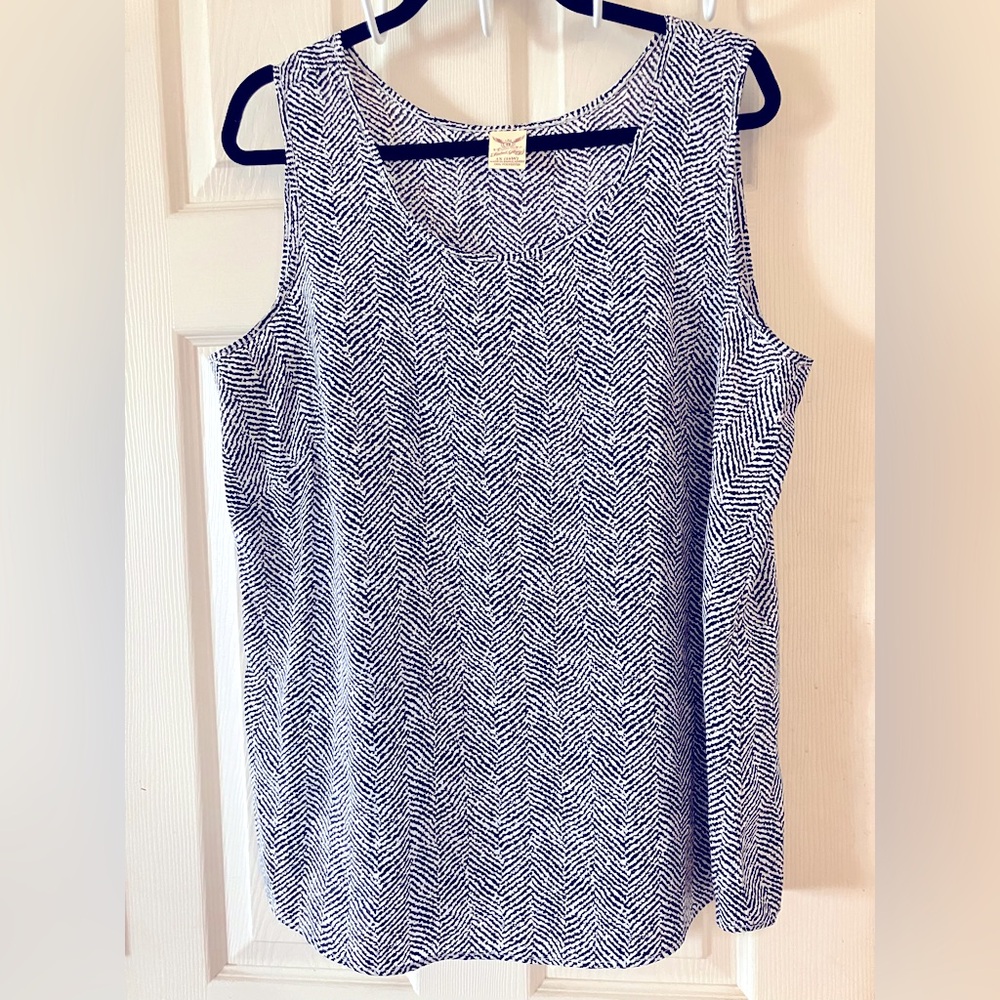 Black/White Print Tank